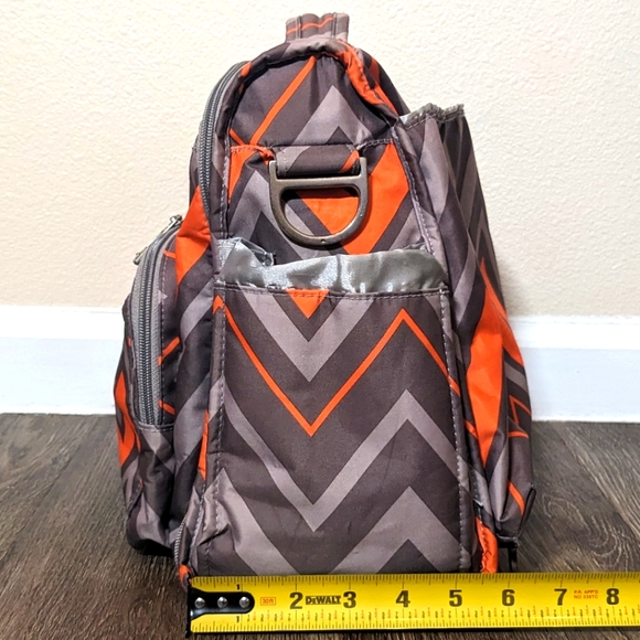 JuJuBe BFF Diaper Bag - Ziggy Zag, VGUC (DISCONTINUED!) - Picture 8 of 14